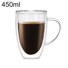 Load image into Gallery viewer, New 6Pcs 80ml 2.7oz Glass Double Walled Heat Insulated Tumbler Espresso Tea Cup coffee mug tazas de ceramica creativas
